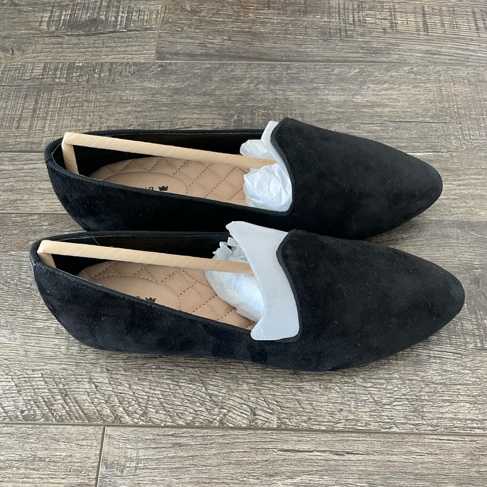 Birdies - the Heron - Black suede size 7
